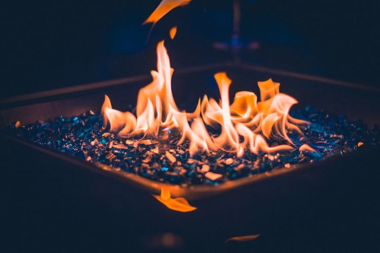 selective focus photography of fire